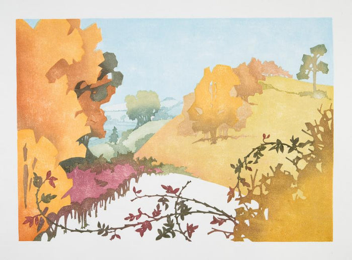 Laura Boswell: Chiltern Seasons Summer, Japanese watercolor