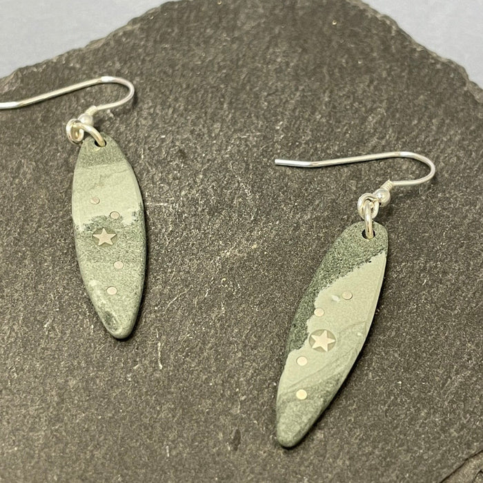 Willow medium earrings by Slate and Silver