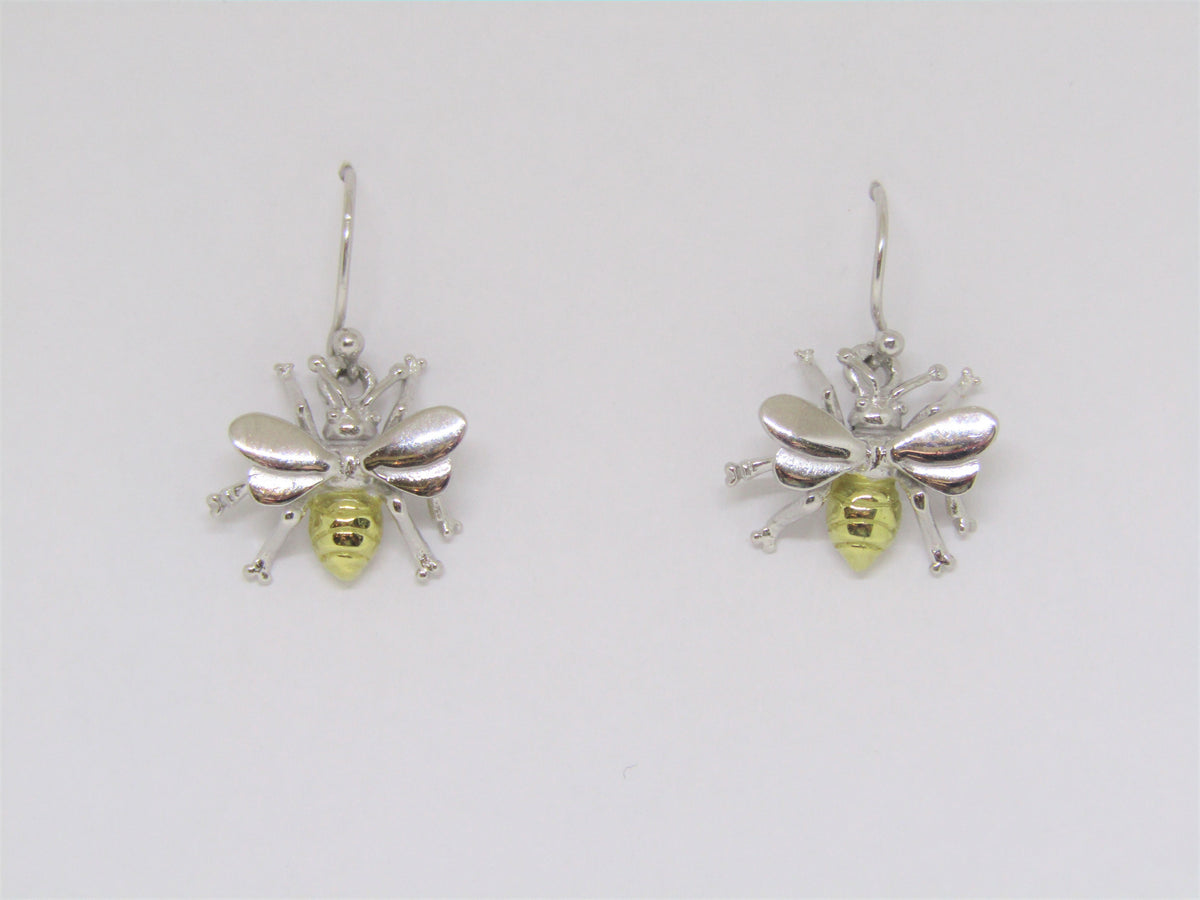 Bee Earrings made by Madeleine Blaine.