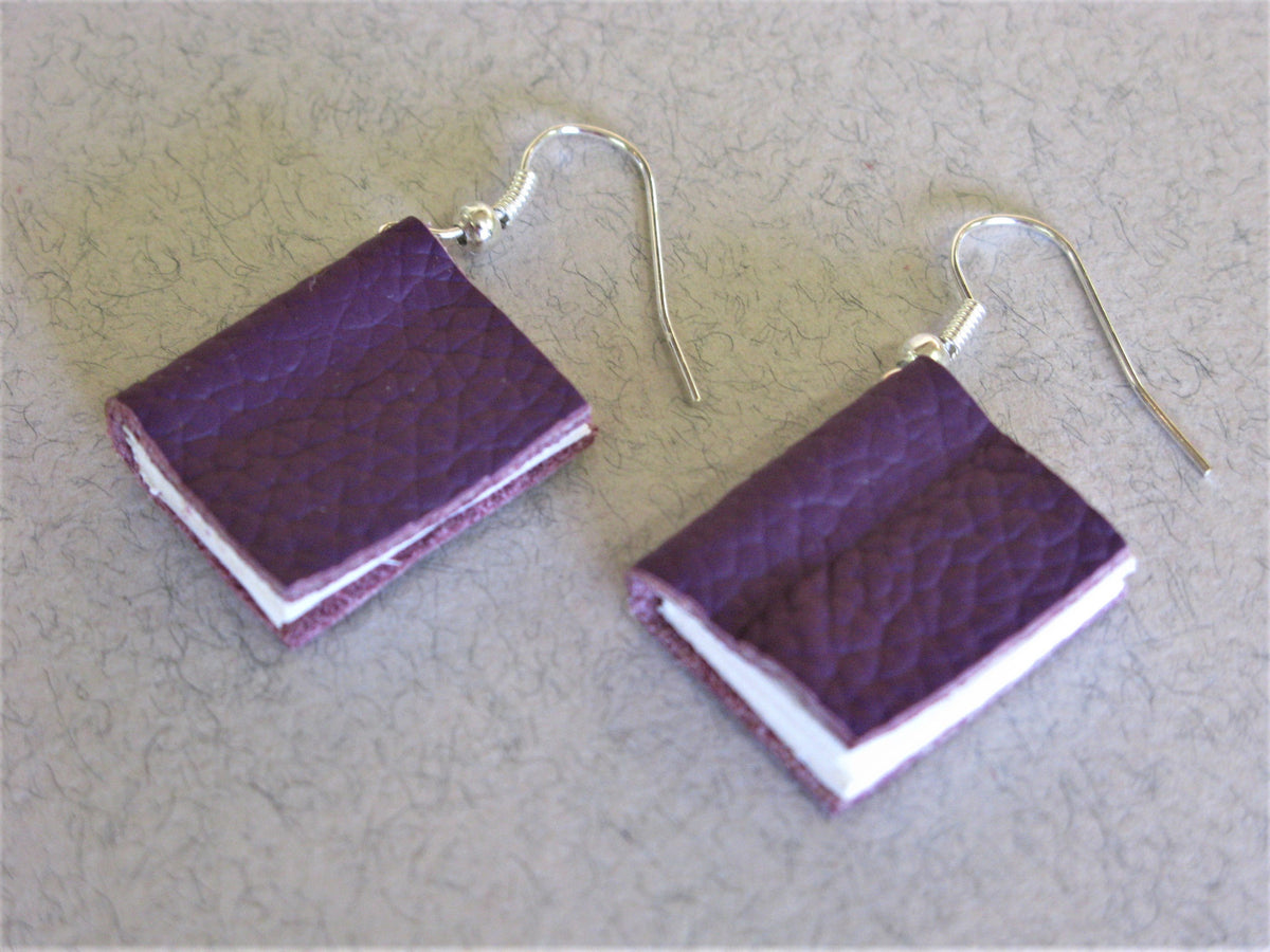 Pair of Miniature Book Earrings