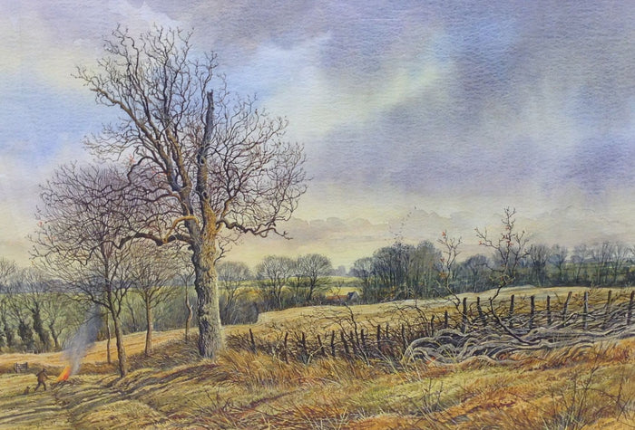 Early March Littlecote by Edward Stamp