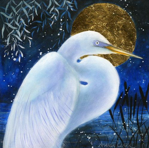 Egret by Amanda Clark