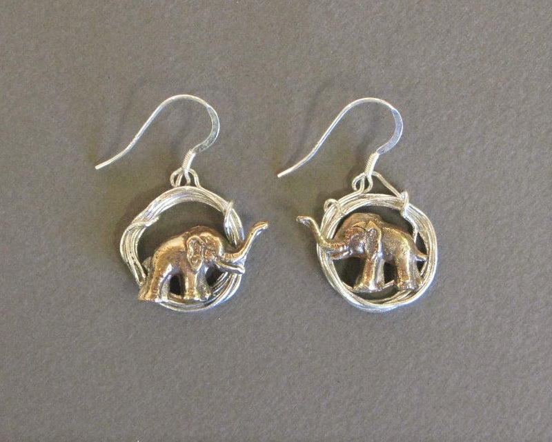 Elephant in Hoop Earrings - Xuella Arnold