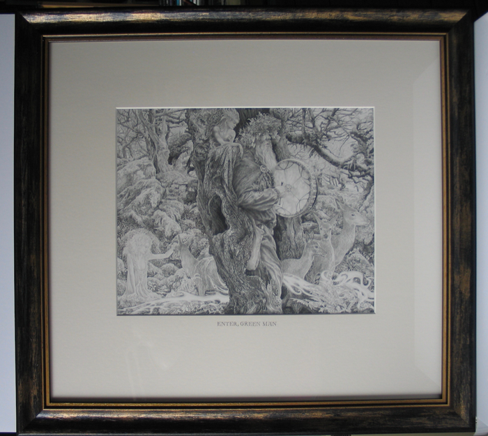 Enter, Green Man - Original Drawing