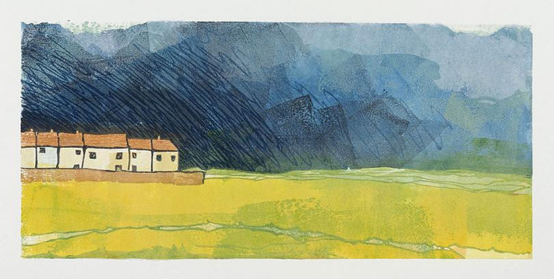Fen Cottages, Approaching Rain by Laura Boswell