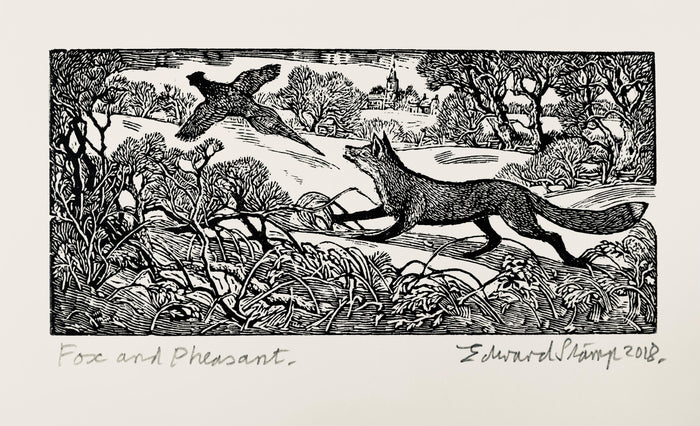 Fox and Pheasant by Edward Stamp
