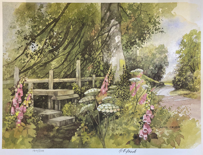 Foxgloves by Gladys Crook