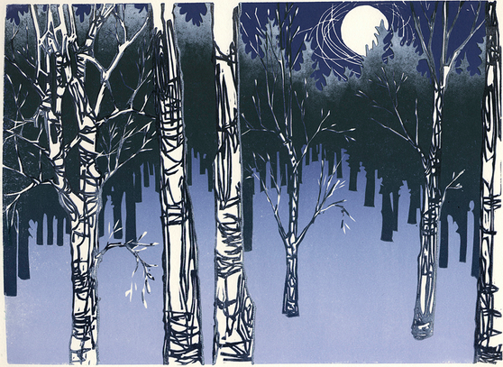 Frost at Full Moon by Laura Boswell