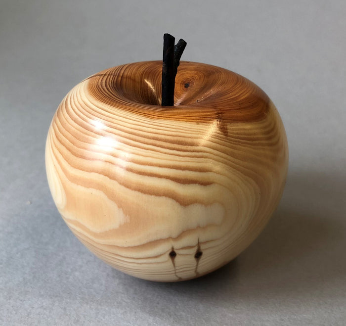 "Apple" Hand Turned wooden apple by Gary Rance