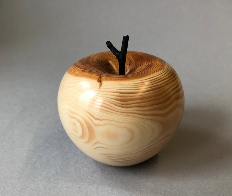 "Apple" Hand Turned wooden apple by Gary Rance