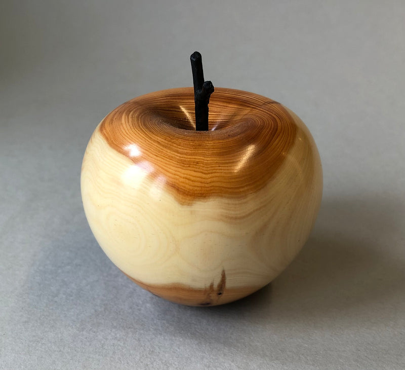 "Apple" Hand Turned wooden apple by Gary Rance