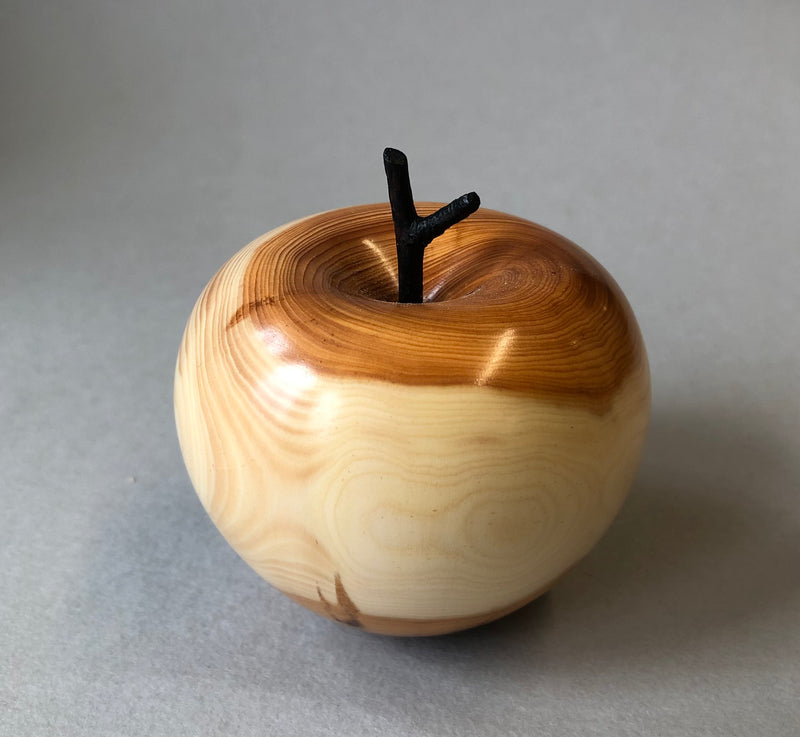 "Apple" Hand Turned wooden apple by Gary Rance