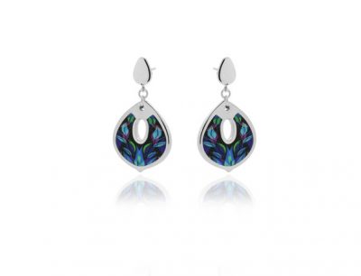Garland Blue Earrings by Pixalum