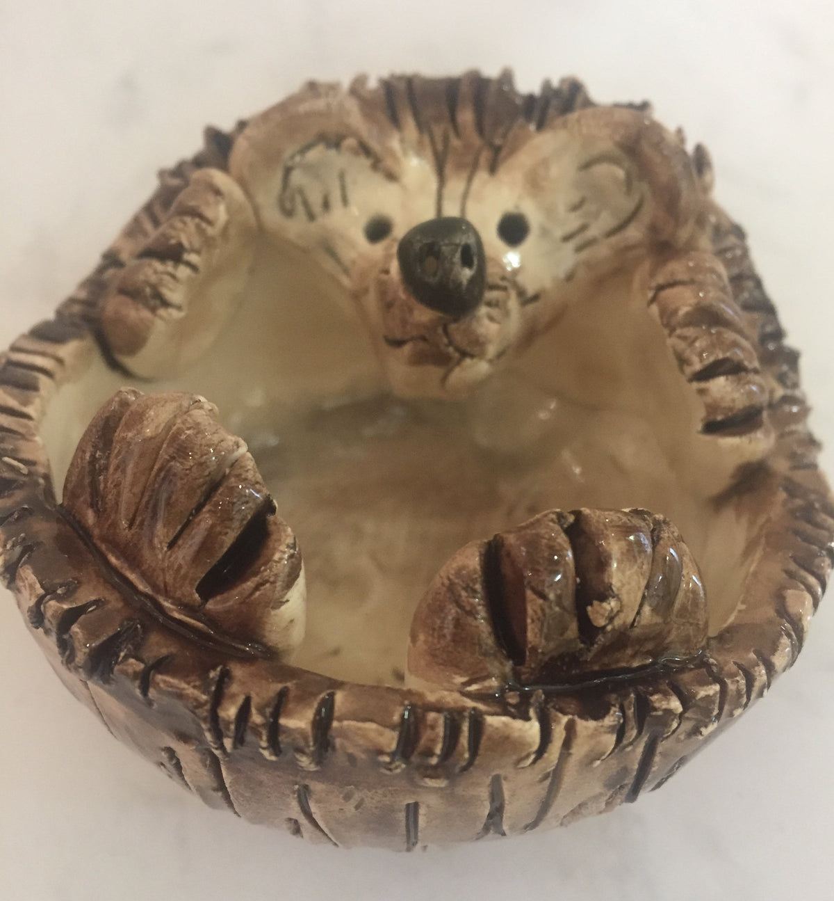 Hedgehog Pot (small) by Stephanie Beasley