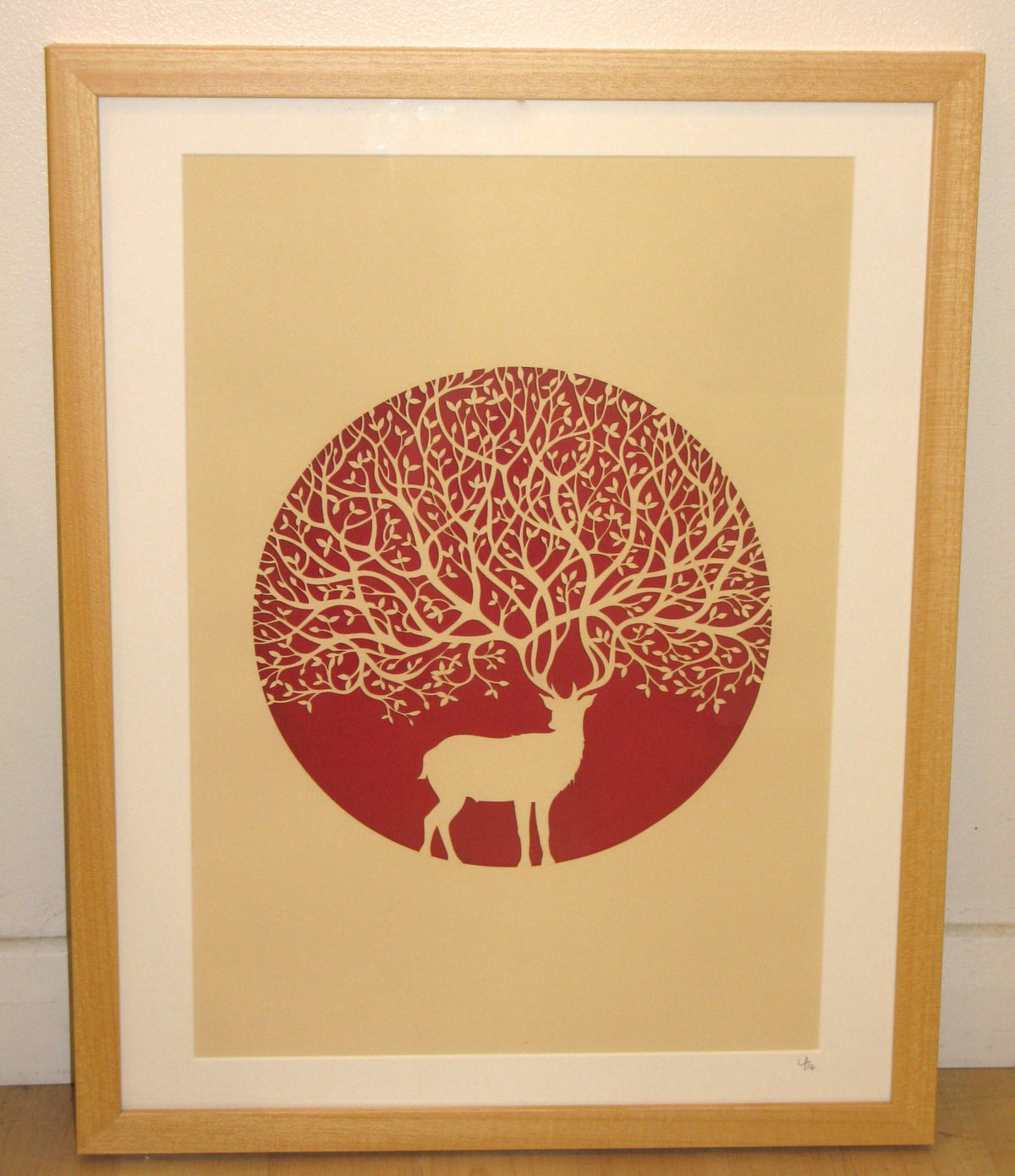 Stag Laser-Cut by Paper Panda