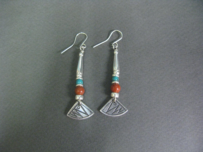 Turquoise, Jasper & Howlit Earrings By Anne Farag