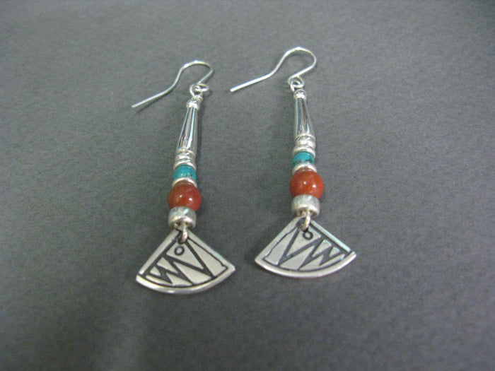 Turquoise, Jasper & Howlit Earrings By Anne Farag