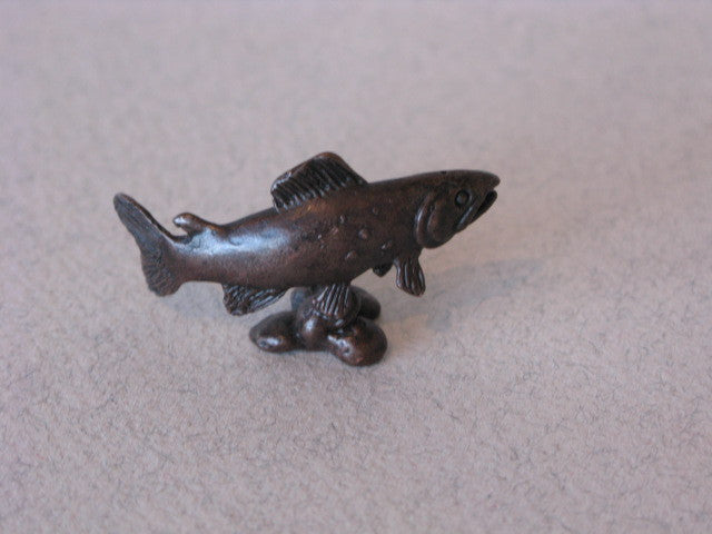 Miniature Bronze Fish by David Meredith