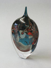 Hand-blown glass form by Peter Layton