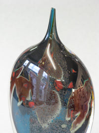 Hand-blown glass form by Peter Layton