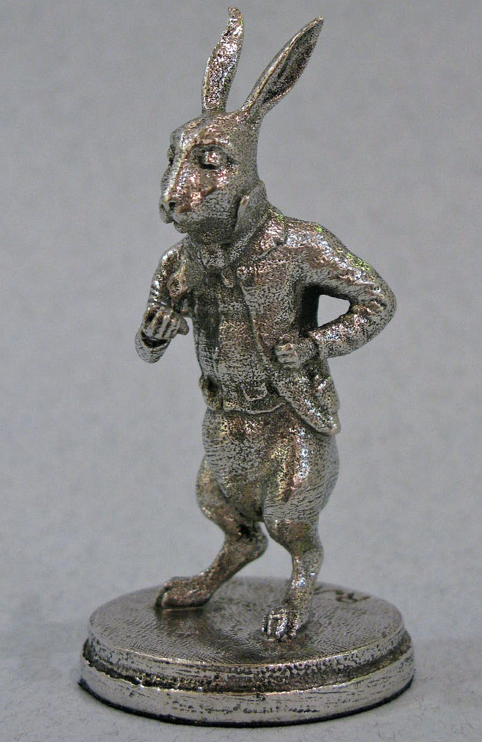 The White Rabbit - Miniature Pewter Figurine by Robert James