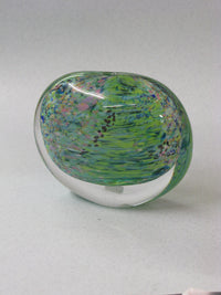 Hand-blown glass form by Peter Layton