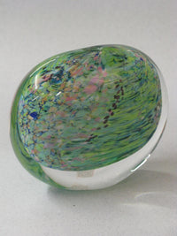Hand-blown glass form by Peter Layton