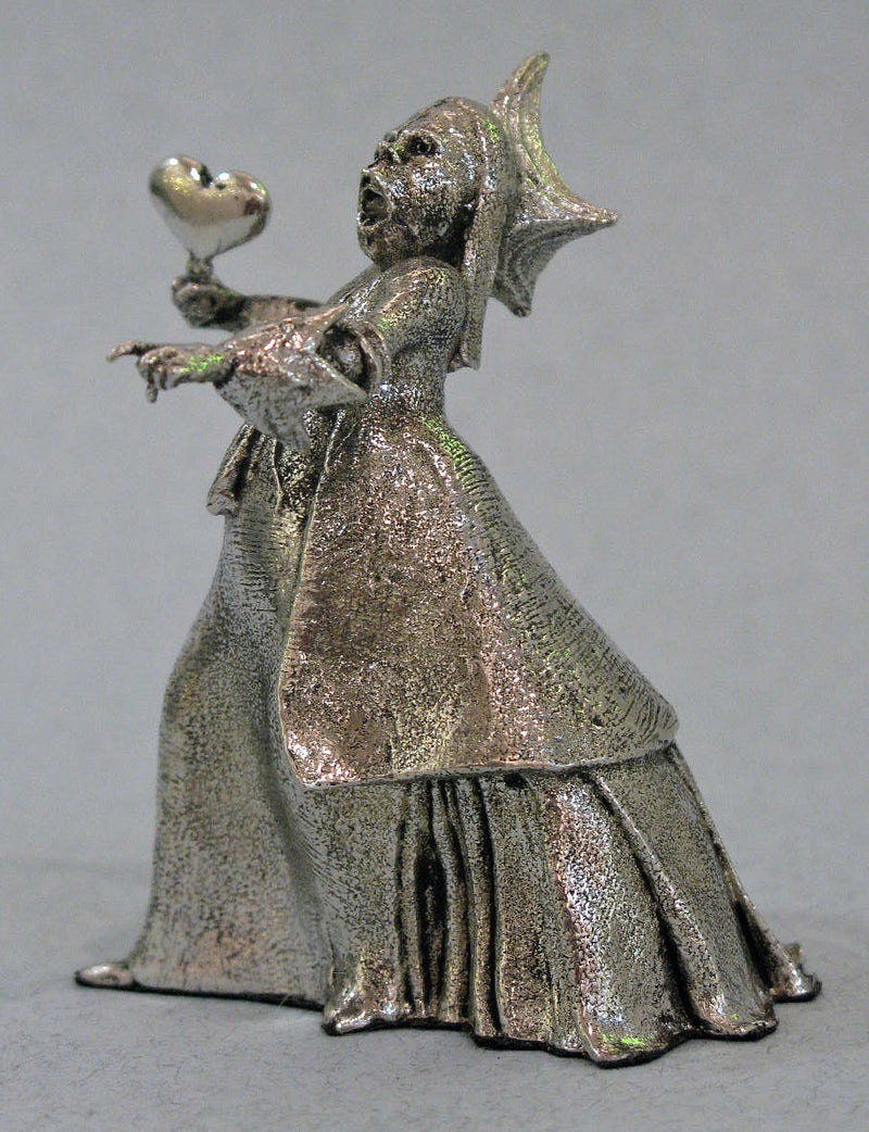 The Queen of Hearts - Miniature Pewter Figurine by Robert James