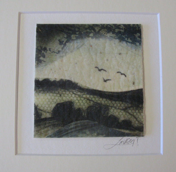 Textile art picture by Lindsey Tyson