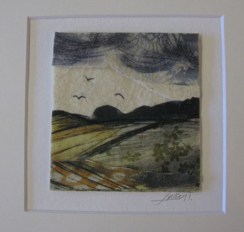 Textile art picture by Lindsey Tyson