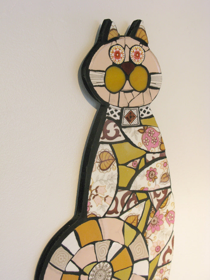 Mosaic Cat by Helen Clues