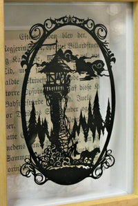 Rapunzel - Original Paper Cut by Loz Morgan (design by Paper Panda)