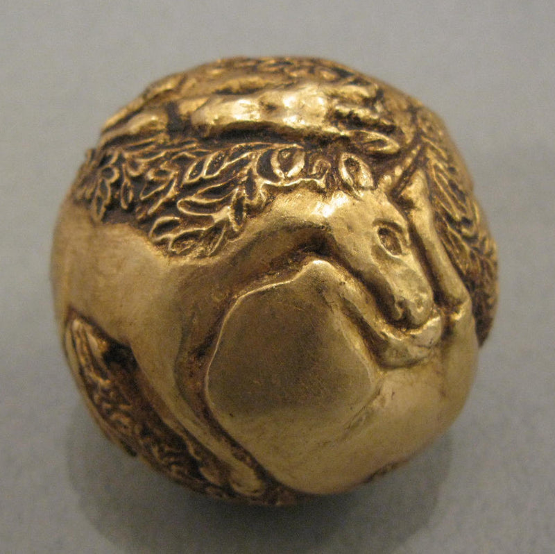 Gold Unicorn Totem Orb