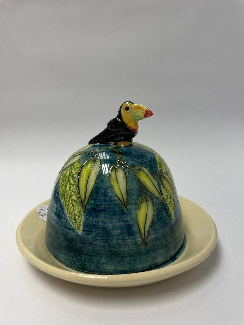 Toucan Butter dish by Jeanne Jackson