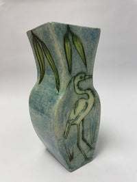 Jeanne Jackson Heron and Kingfisher Vase