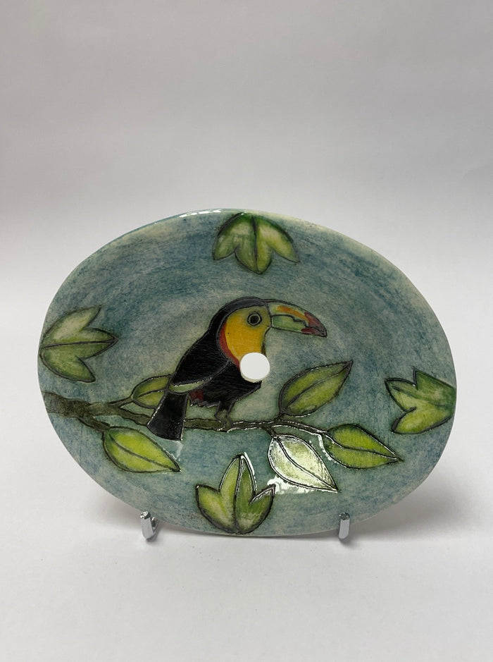 Toucan Soap dish Jeanne Jackson