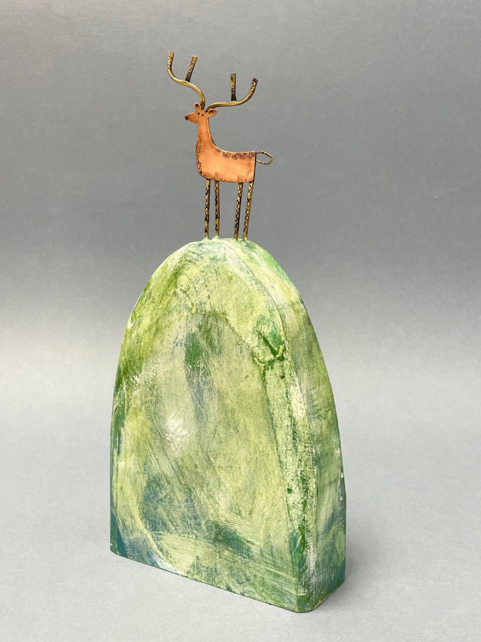Deer on a Hill by Frances Noon