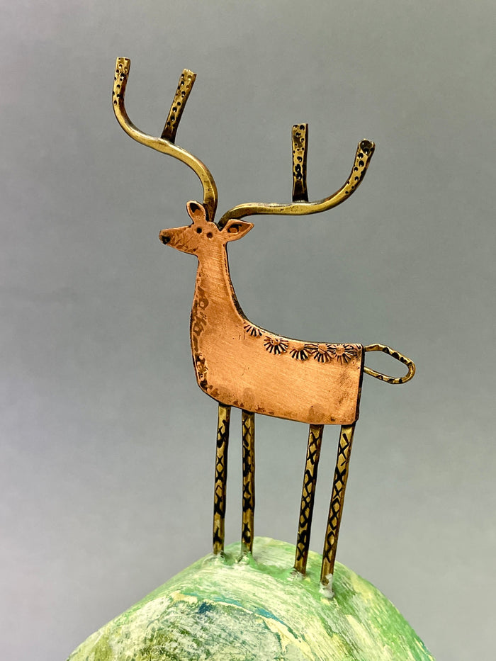 Deer on a Hill by Frances Noon