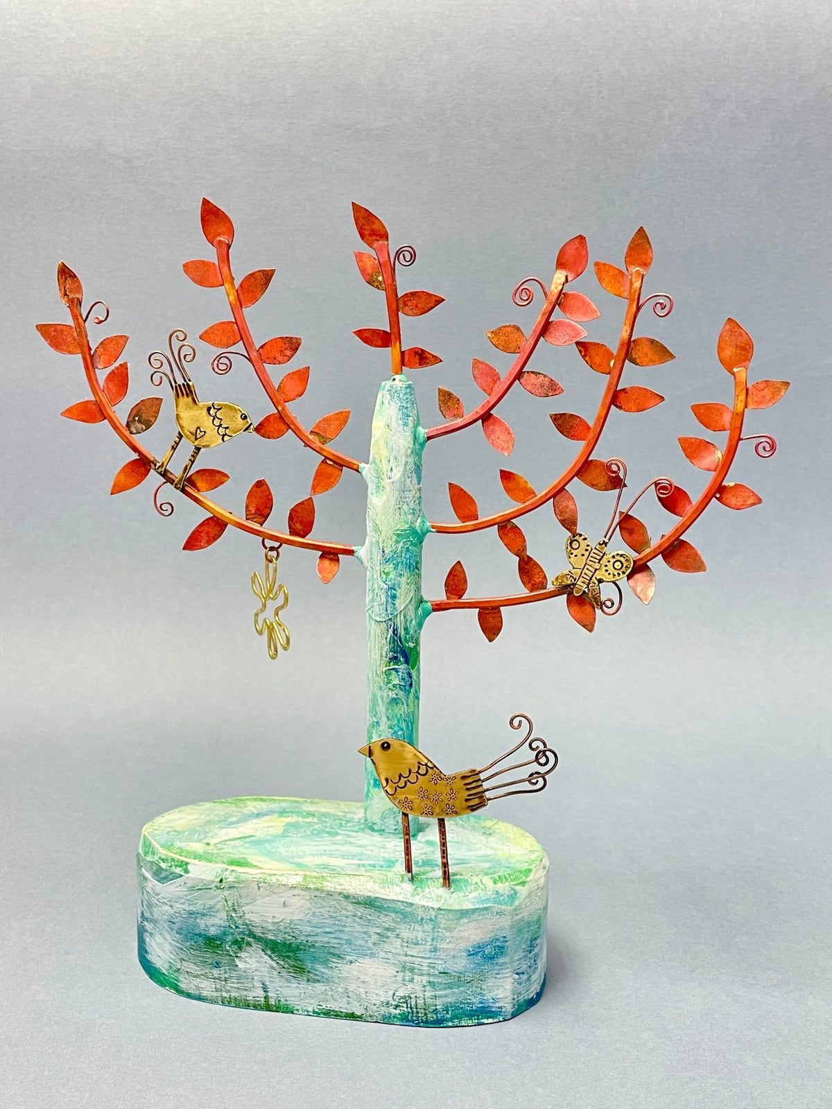 2020 Tree Large with Bird by Frances Noon