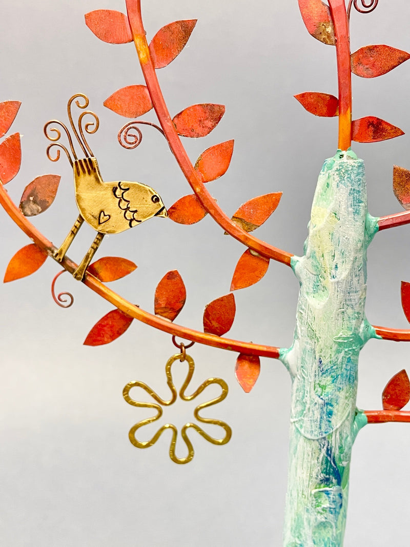 2020 Tree Large with Bird by Frances Noon