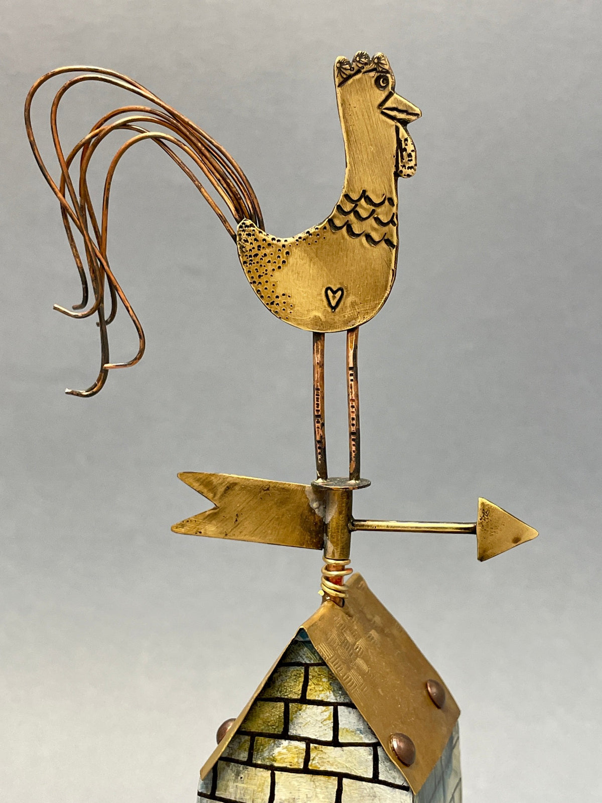Weather Vane Tower with cockeral by Frances Noon