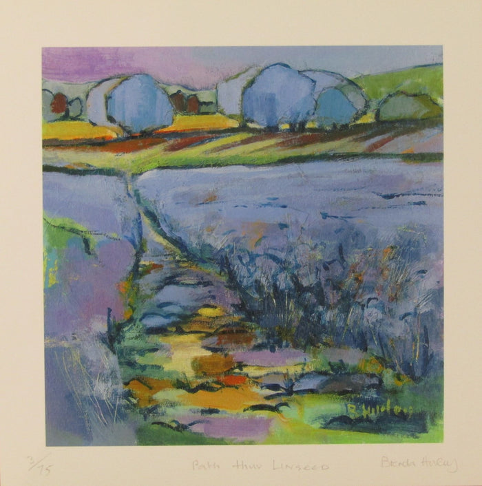 Path through Linseed by Brenda Hurley