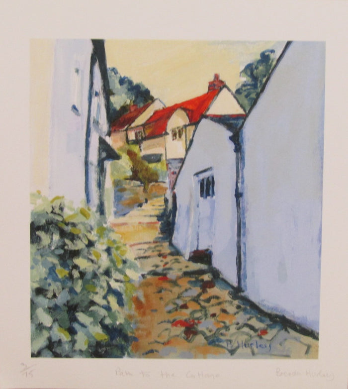 Path to the Cottage by Brenda Hurley