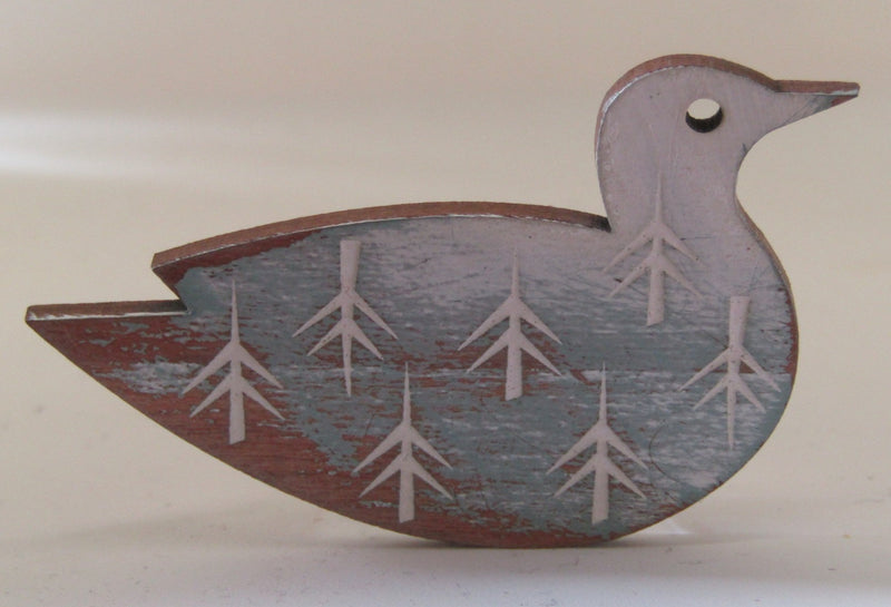 Painted Gull Brooch by Sarah Kelly