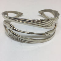 Art Nouveau Cranes Design Cuff by Jess Lelong
