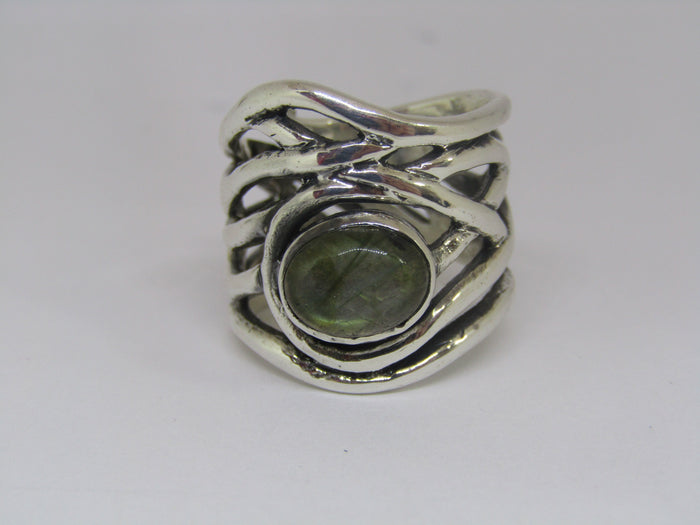 MAYHEM RING MADELEINE BLAINE LABRADORITE