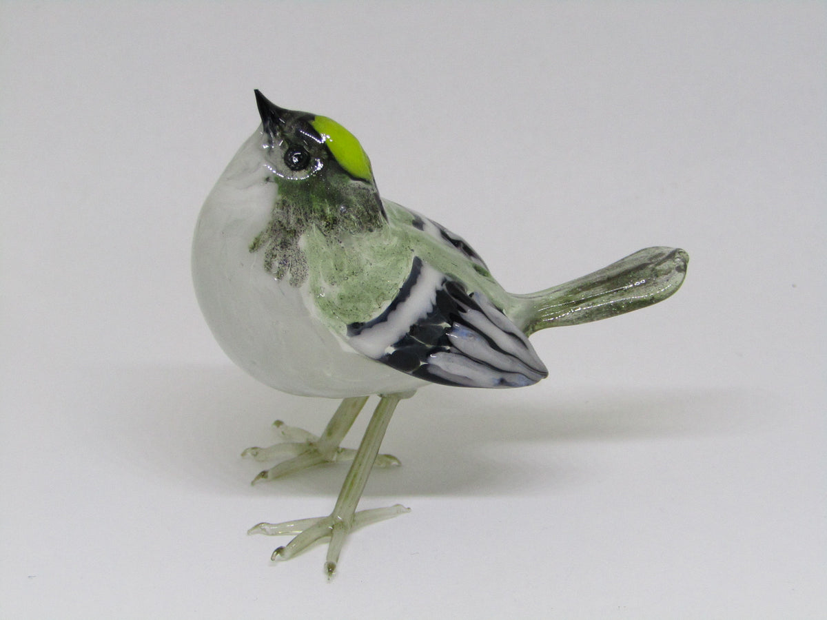 Glass Goldcrest by Sandra Young