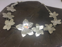 Ivy Leaf Necklace with Opal