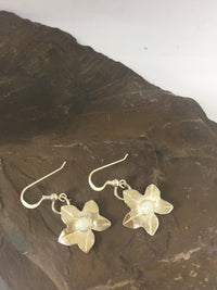Ivy Leaf Drop Earrings with Opals