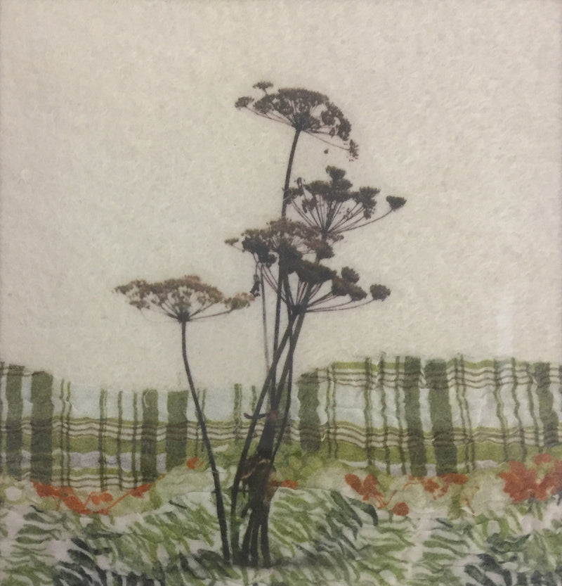 Hogweed - textile art by Lindsey Tyson